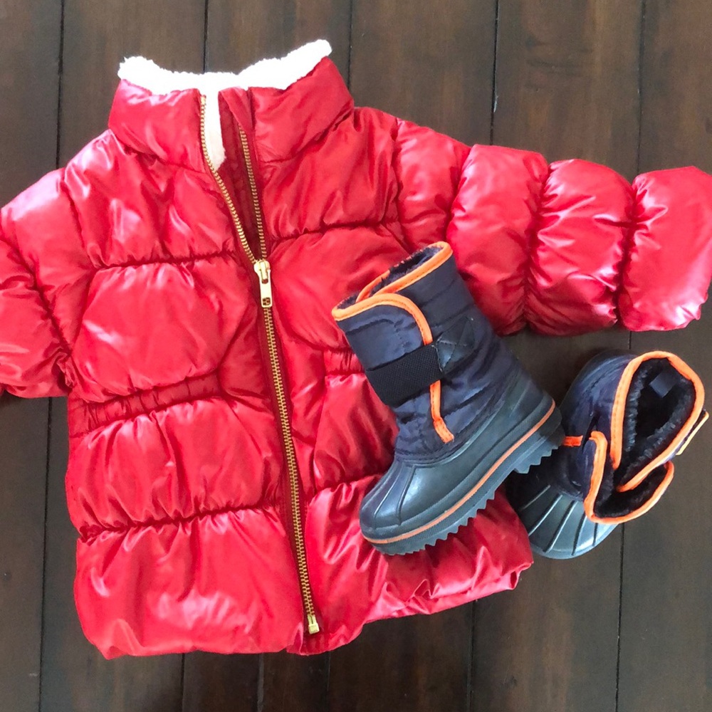 Infant Snow Coat & Snow Boots Bundle